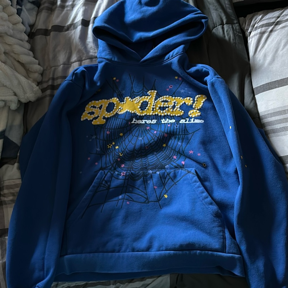 SpiderWorldwide TC Blue here’s the slime hoodie